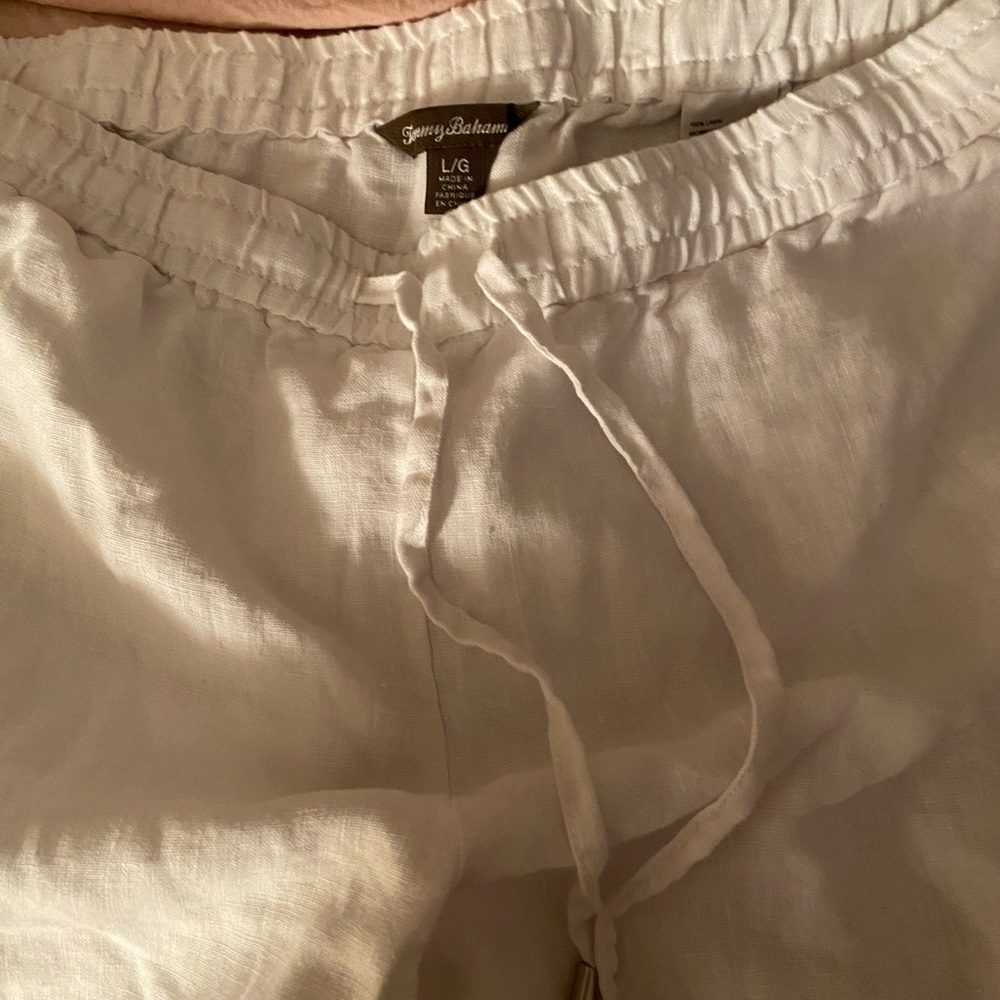 TOMMY BAHAMA WHITE PANTS CUTE CUTEE!!CHEAP!!